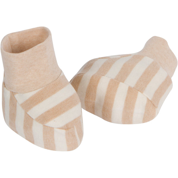 Organic Cotton Baby Booties Stripes
